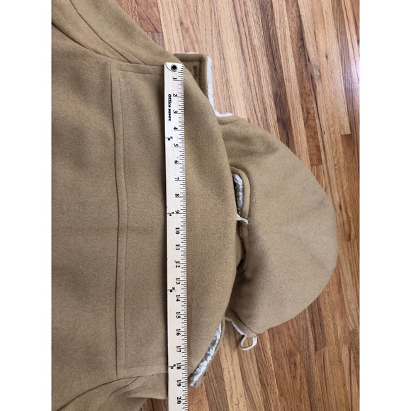 Pendleton Lobo Men's Virgin Wool Sherpa Lined S/M Toggle Duffle Coat - Picture 9 of 11